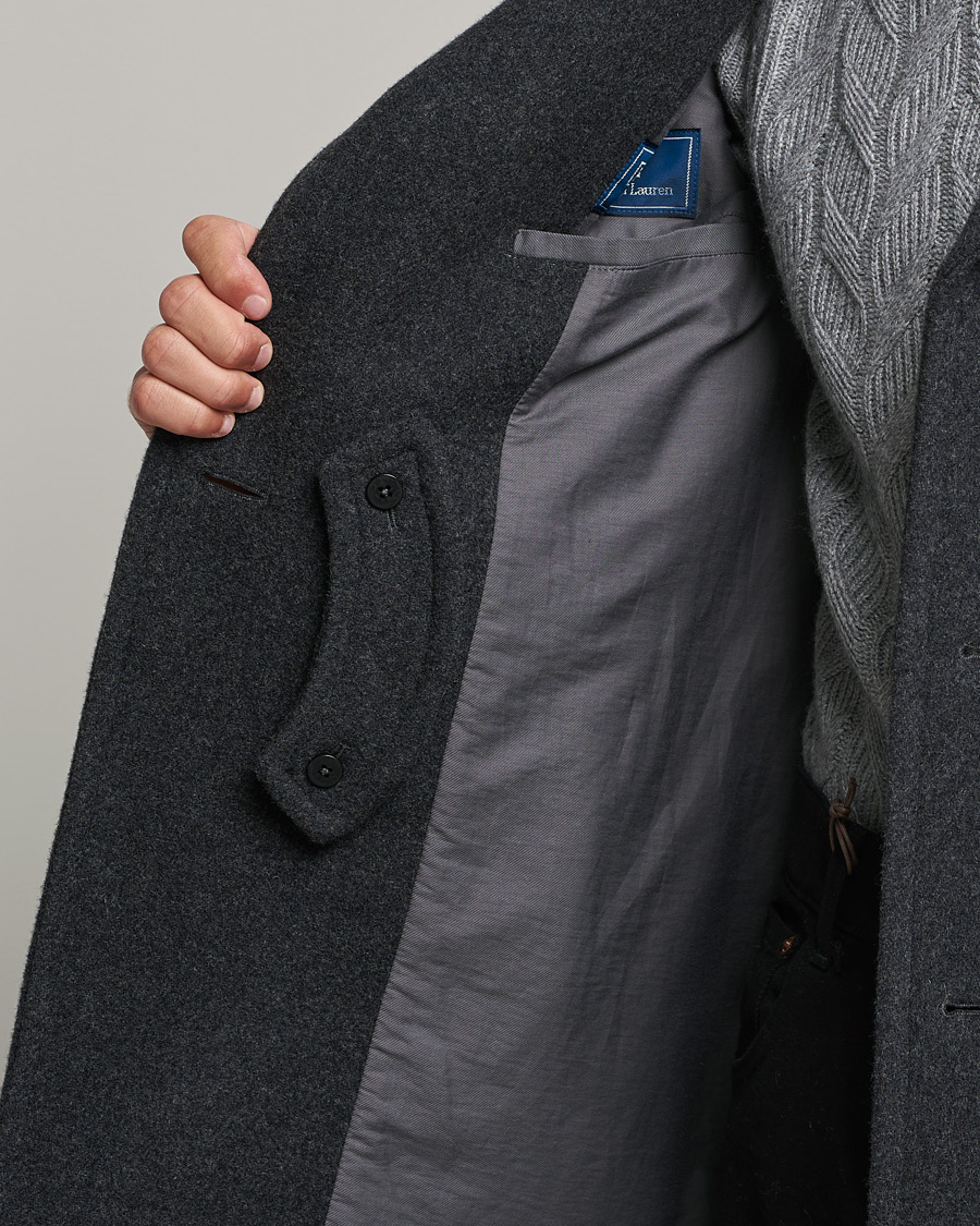 Herren | Jacken | Polo Ralph Lauren | Wool Melton Peacoat Navy Charcoal