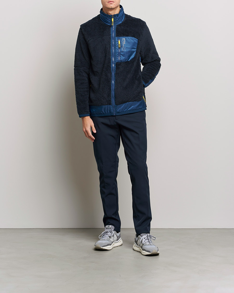 Herren | Pullover | RLX Ralph Lauren | Hi-Pile Full Zip Sweater College Navy