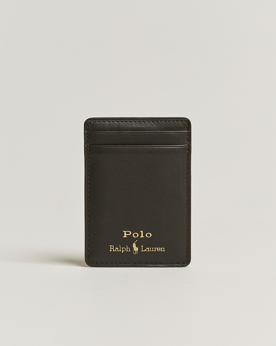 Herren |  | Polo Ralph Lauren | Smooth Leather Phone Case Brown