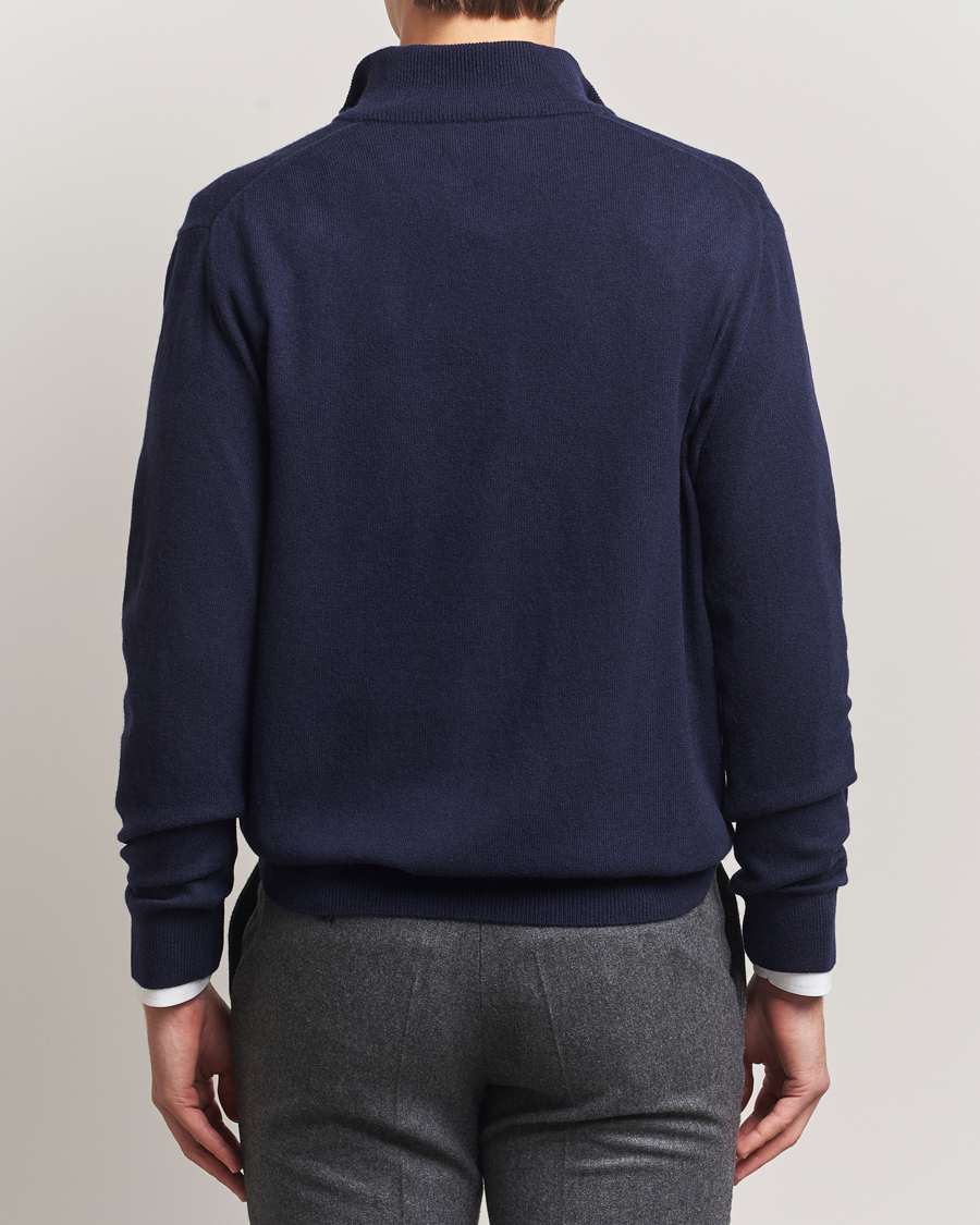 Herren | Pullover | Polo Ralph Lauren | Merino Half-Zip Sweater Hunter Navy
