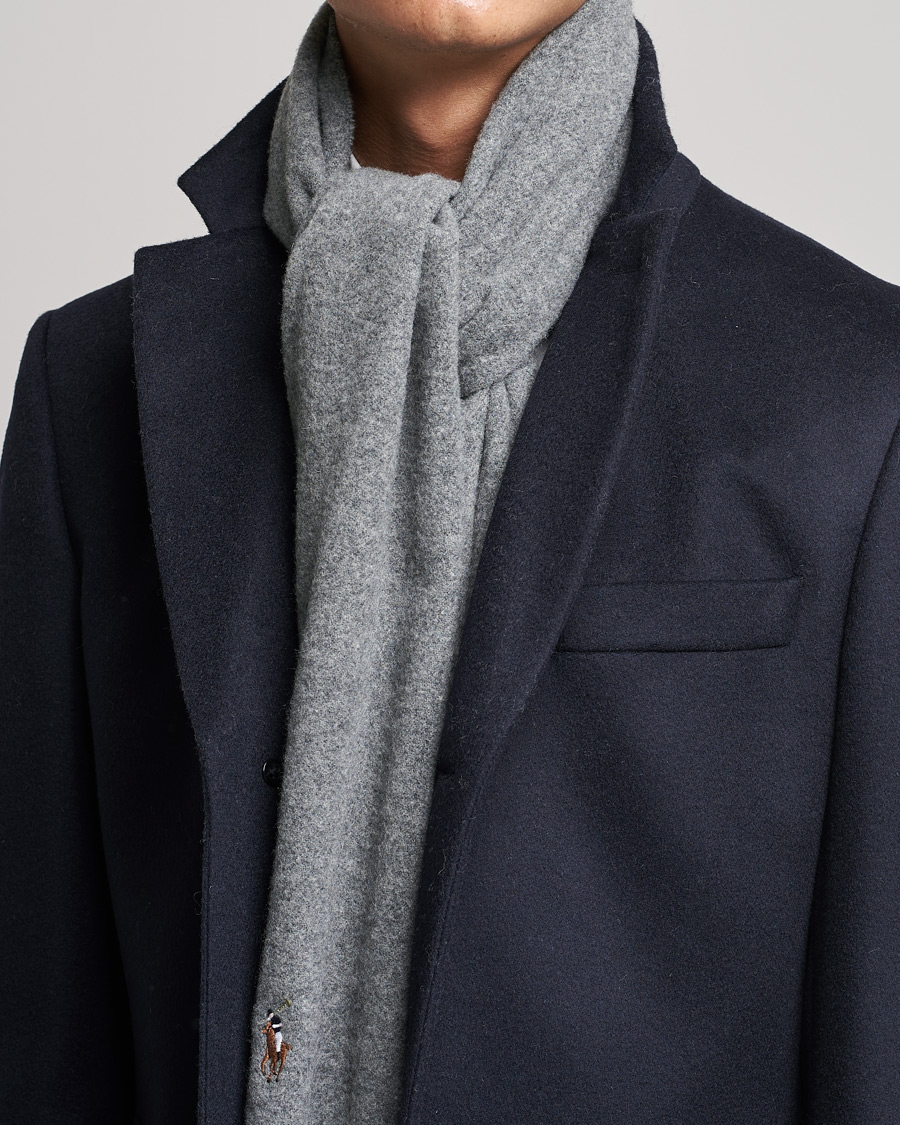 Herren |  | Polo Ralph Lauren | Signature Wool Scarf Fawn Grey Heather