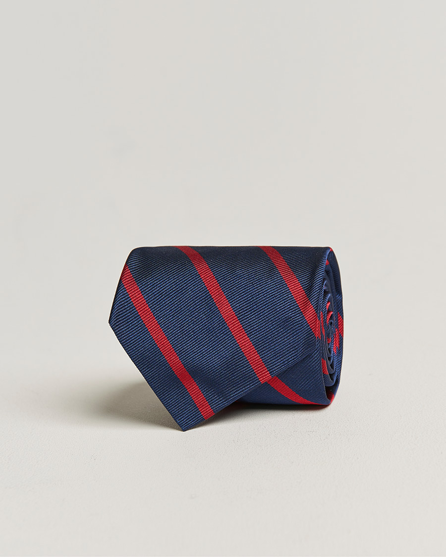 Herren | Polo Ralph Lauren Striped Tie Navy/Red | Polo Ralph Lauren | Striped Tie Navy/Red