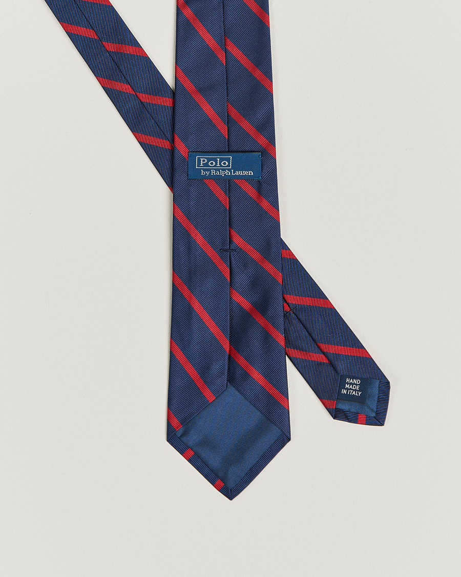 Herren | Krawatten | Polo Ralph Lauren | Striped Tie Navy/Red