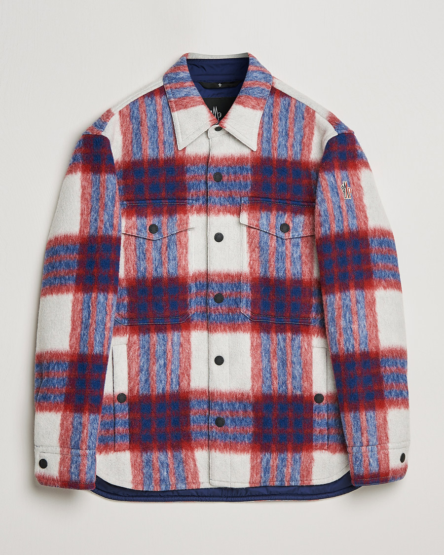 Herren | Jacken | Moncler Grenoble | Waier Padded Shirt Jacket White/Red