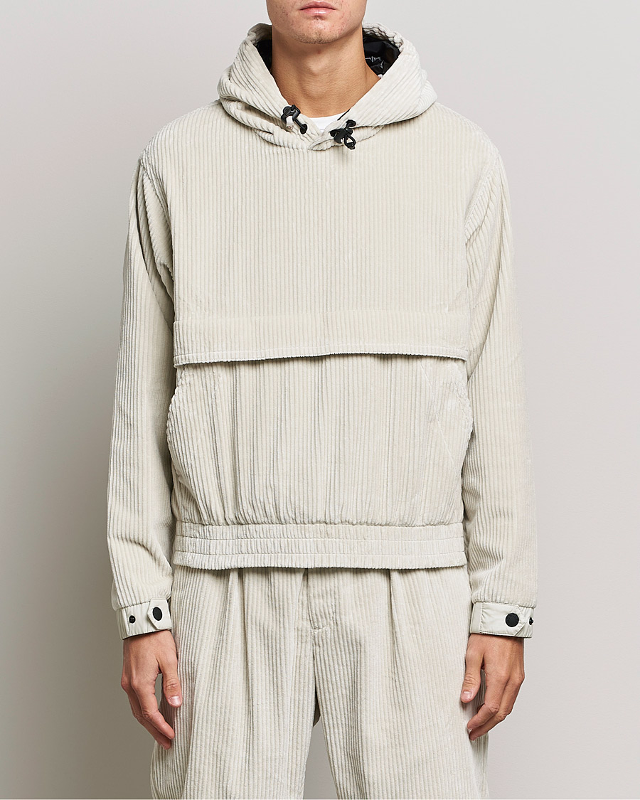 Herren | Sport | Moncler Grenoble | Stretch Corduroy Hoodie Off White
