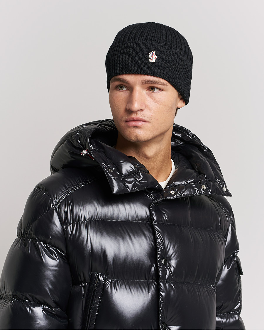 Herren | Moncler Grenoble Beretto Beanie Black | Moncler Grenoble | Beretto Beanie Black
