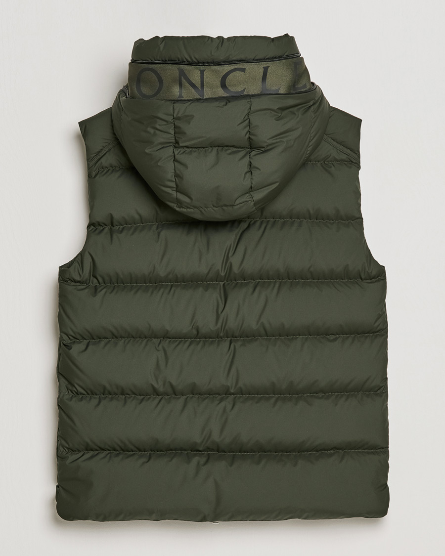 Herren | Jacken | Moncler | Cardamine Hooded Down Vest Dark Green