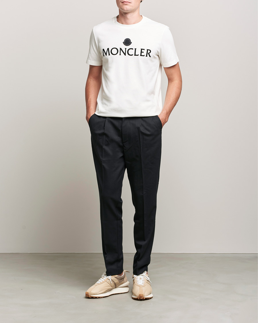 Herren | T-Shirts | Moncler | Lettering T-Shirt White