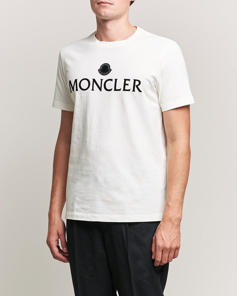 Herren | T-Shirts | Moncler | Lettering T-Shirt White