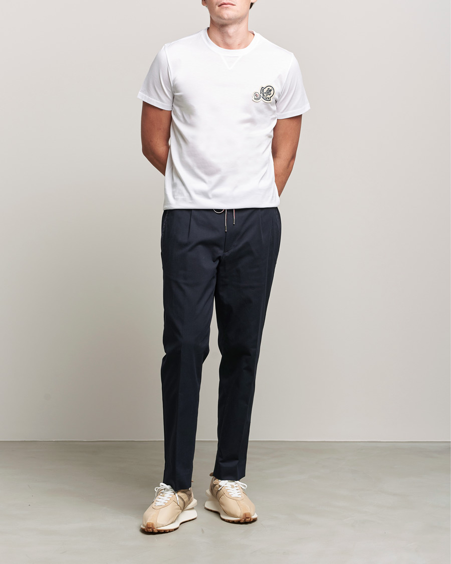Herren |  | Moncler | Double Logo T-Shirt White