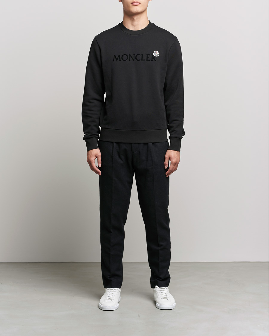 Herren | Pullover | Moncler | Logo Patch Sweatshirt Black