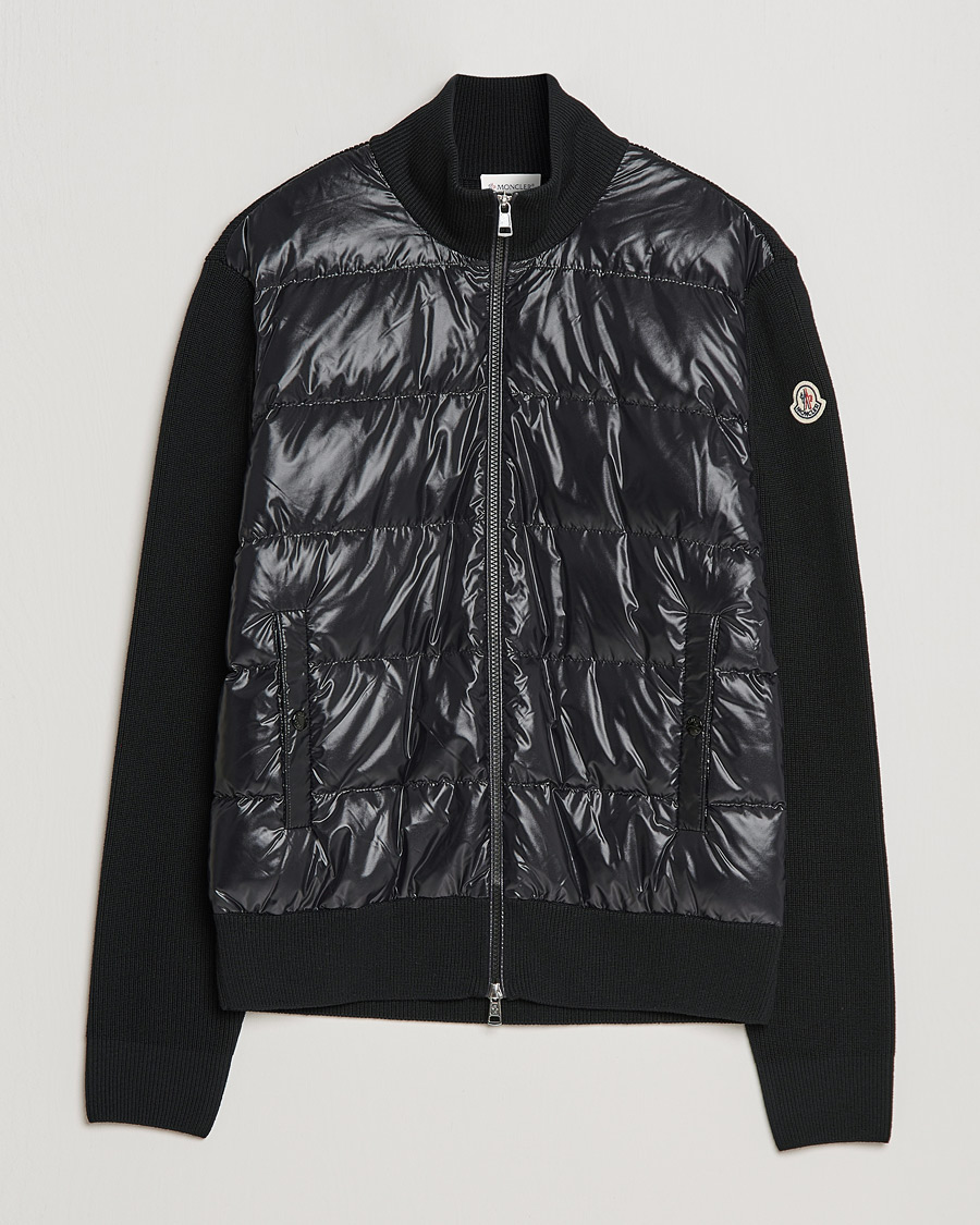 Herren | Pullover | Moncler | Zip Down Cardigan Black