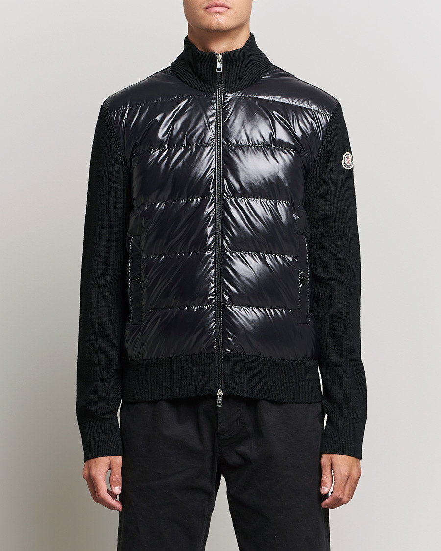 Herren | Pullover | Moncler | Zip Down Cardigan Black