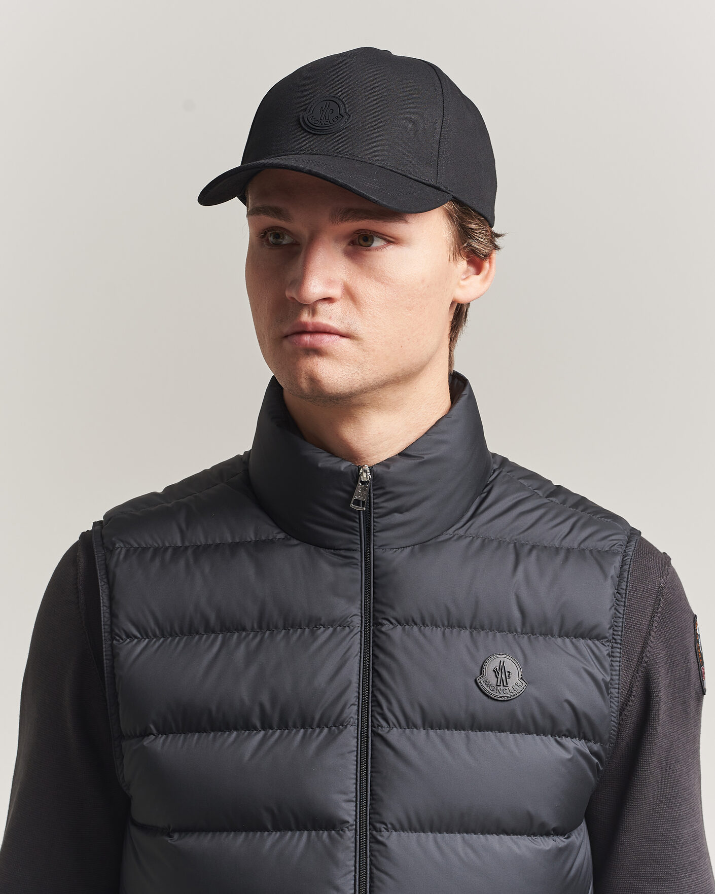 Herren | Hüte & Mützen | Moncler | Tonal Logo Cap Black