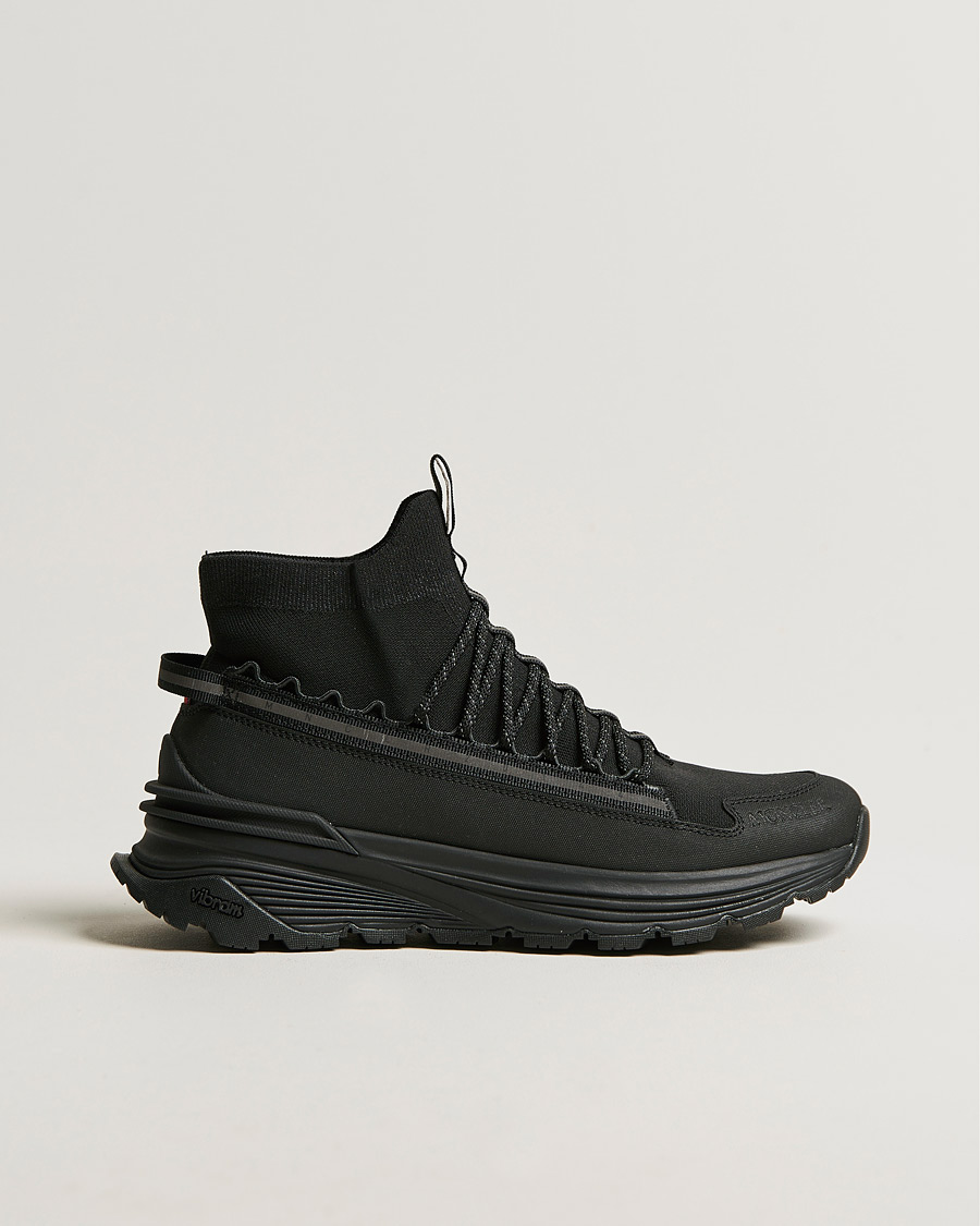 Herren | Moncler Knit High Running Sneakers Black | Moncler | Knit High Running Sneakers Black