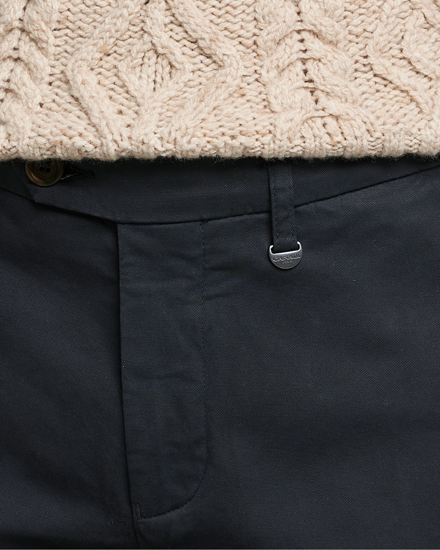 Herren | Hosen | Canali | Slim Fit Stretch Chinos Navy