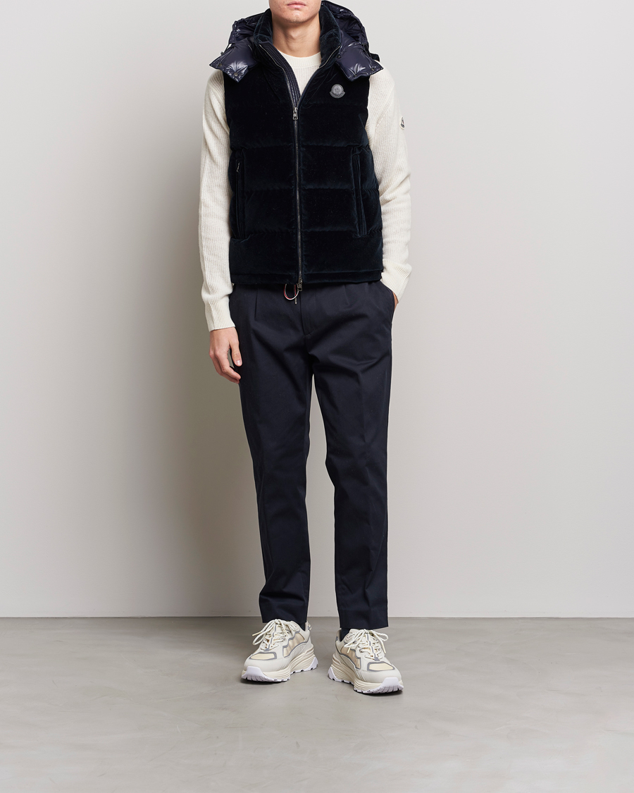 Herren | Jacken | Moncler | Vexin Velvet Down Vest Dark Blue