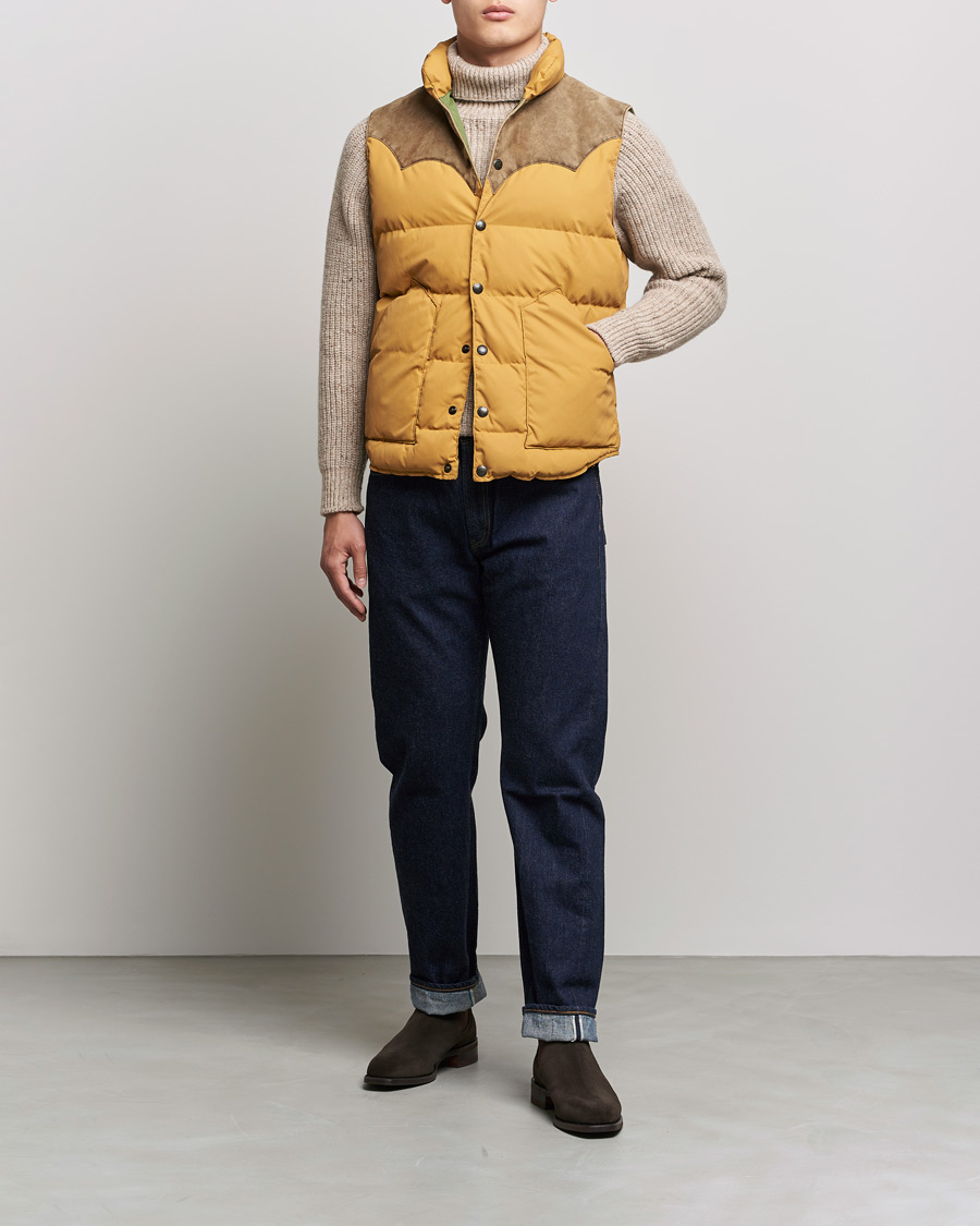 Herren | Jacken | RRL | Milburn Quilted Vest Mountain Yellow