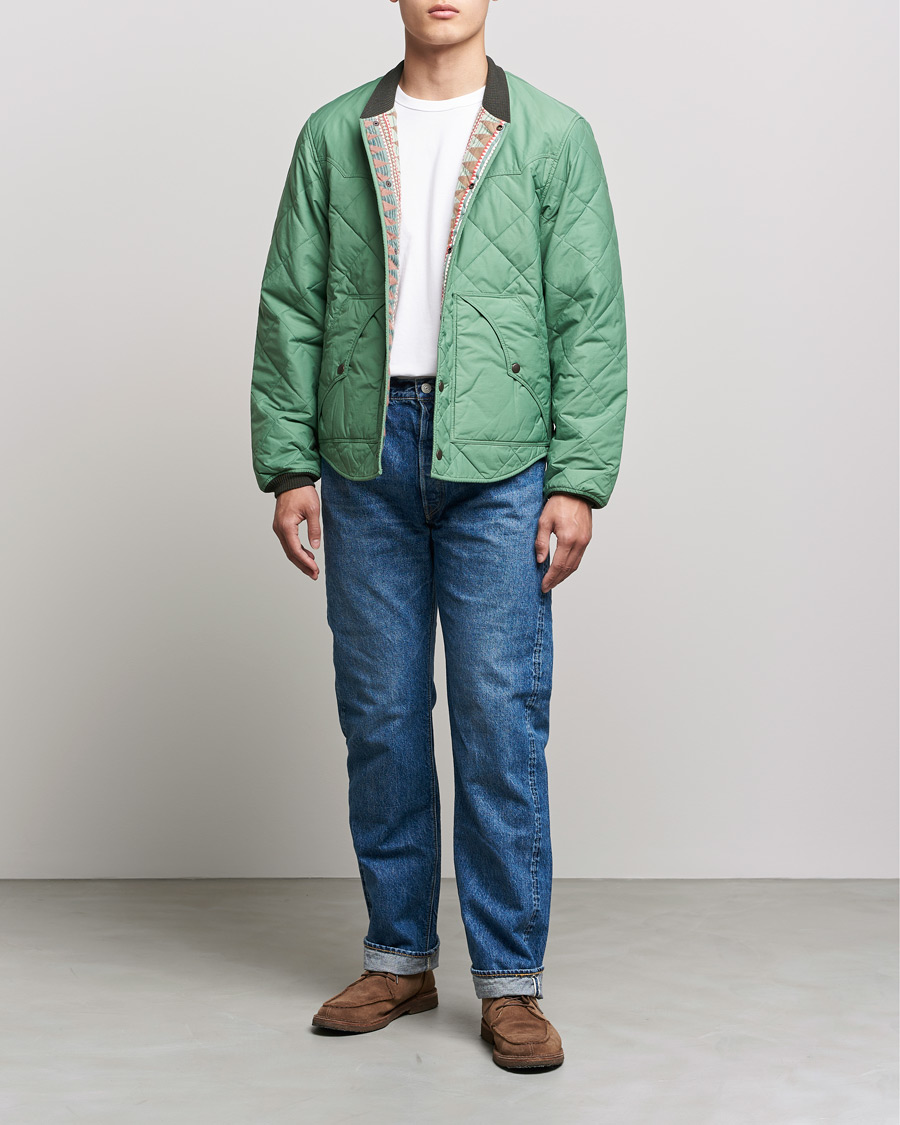 Herren | Jacken | RRL | Helston Quilted Jacket Vintage Turquoise