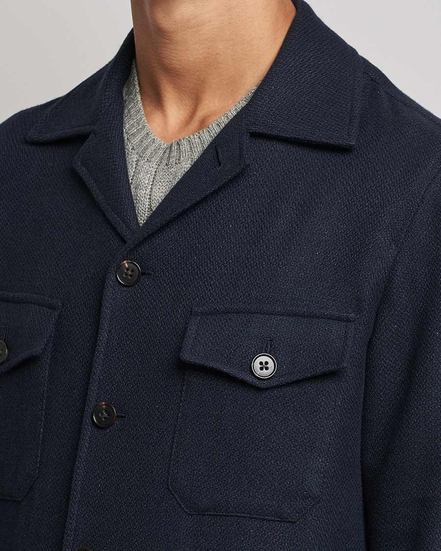 Herren | Jacken | Ralph Lauren Purple Label | Snowden Tweed Field Jacket Navy