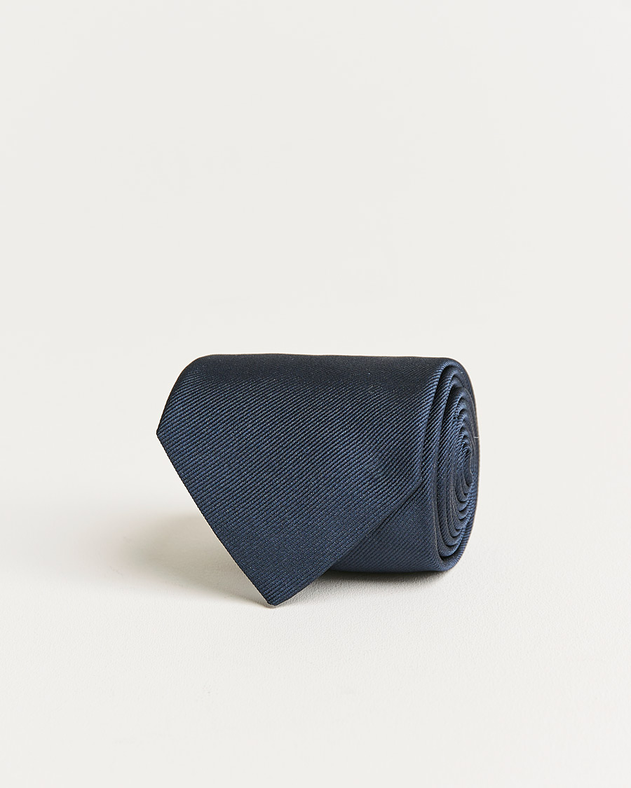 Herren | E. Marinella 3-Fold Norwegian Bandiera Silk Tie Navy | E. Marinella | 3-Fold Norwegian Bandiera Silk Tie Navy
