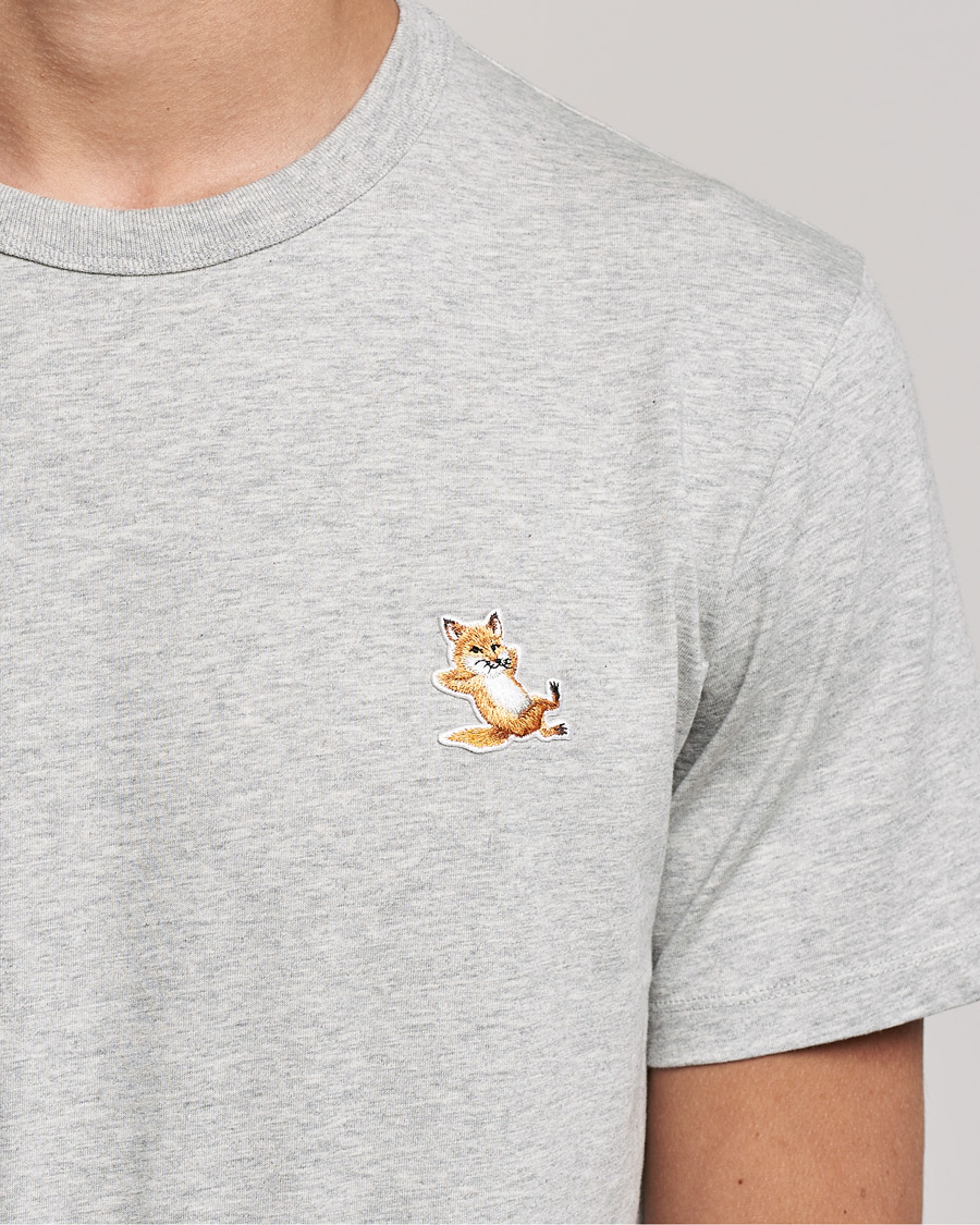 Herren | T-Shirts | Maison Kitsuné | Chillax Fox Tee Grey Melange