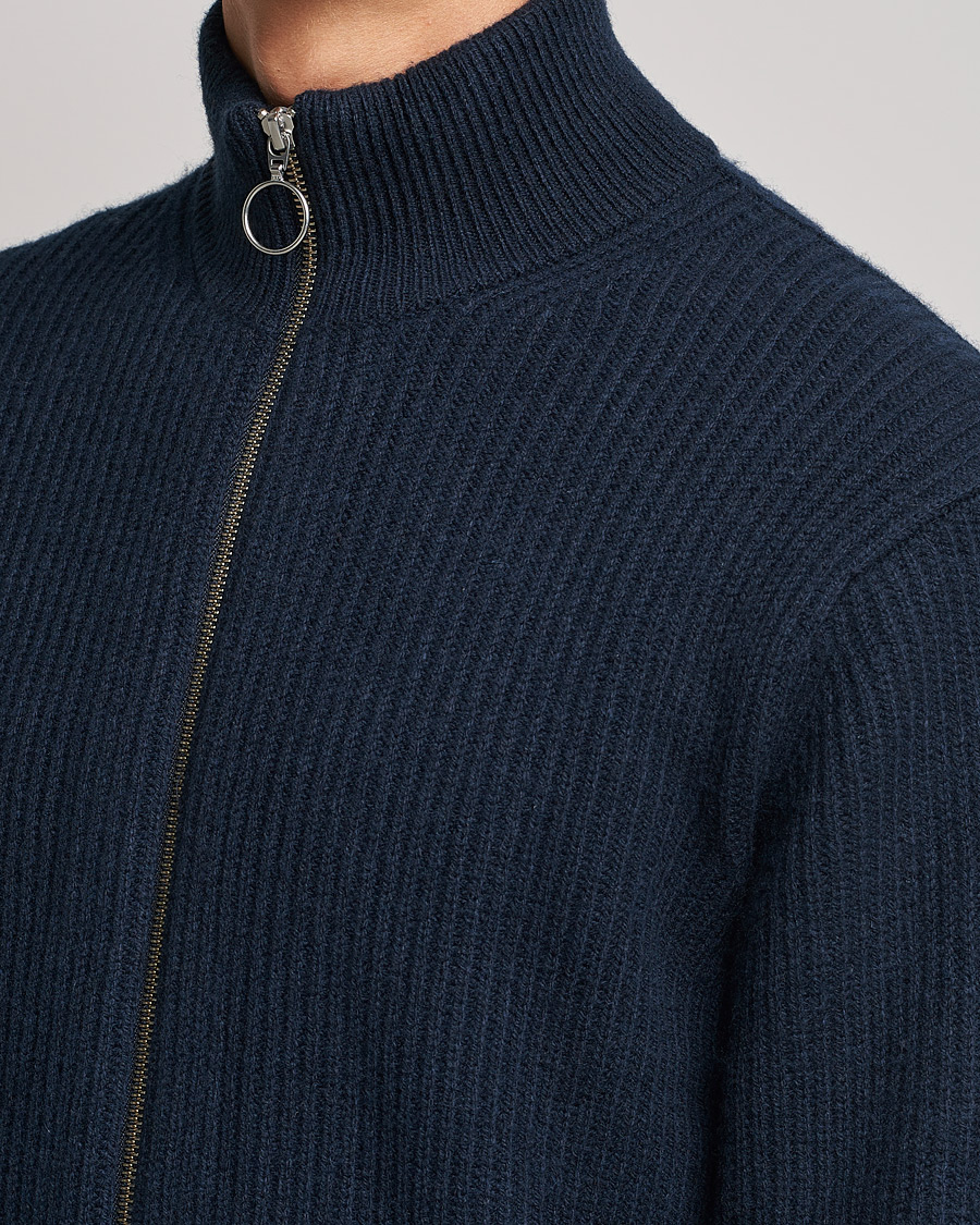 Herren | Pullover | Samsøe Samsøe | Samsøe & Samsøe Logan Heavy Kniited Zip Cardigan Salute