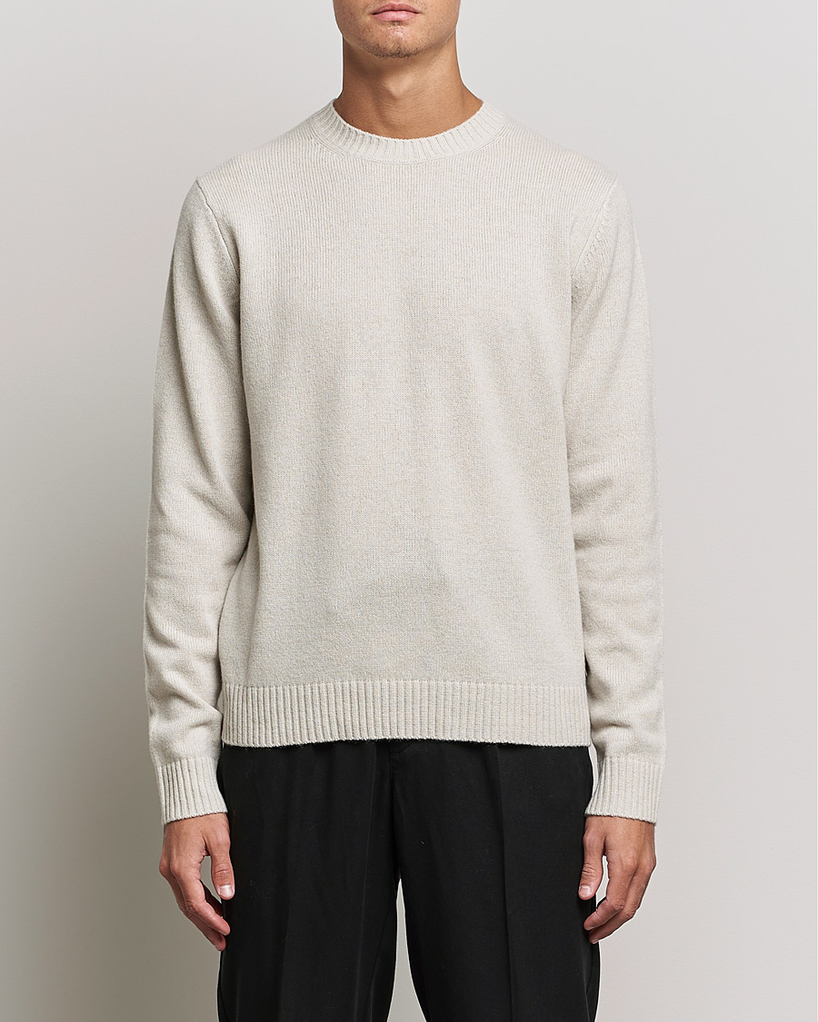 Herren |  | Samsøe & Samsøe | Syllie Wool Crew Neck Oatmeal