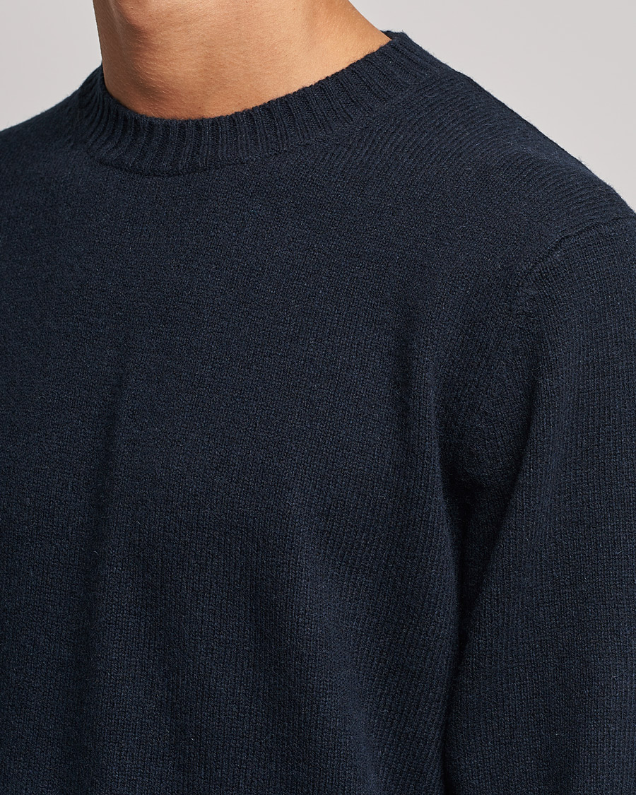Herren | Pullover | Samsøe Samsøe | Sylli Wool Crew Neck Salute Navy