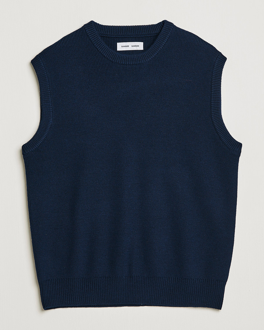 Herren | Pullover | Samsøe Samsøe | Samsøe & Samsøe Jack Wool Knitted Vest Salute