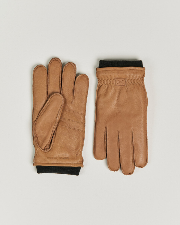 Herren | Samsøe & Samsøe Kye Gloves Brown Sugar | Samsøe Samsøe | Samsøe & Samsøe Kye Gloves Brown Sugar
