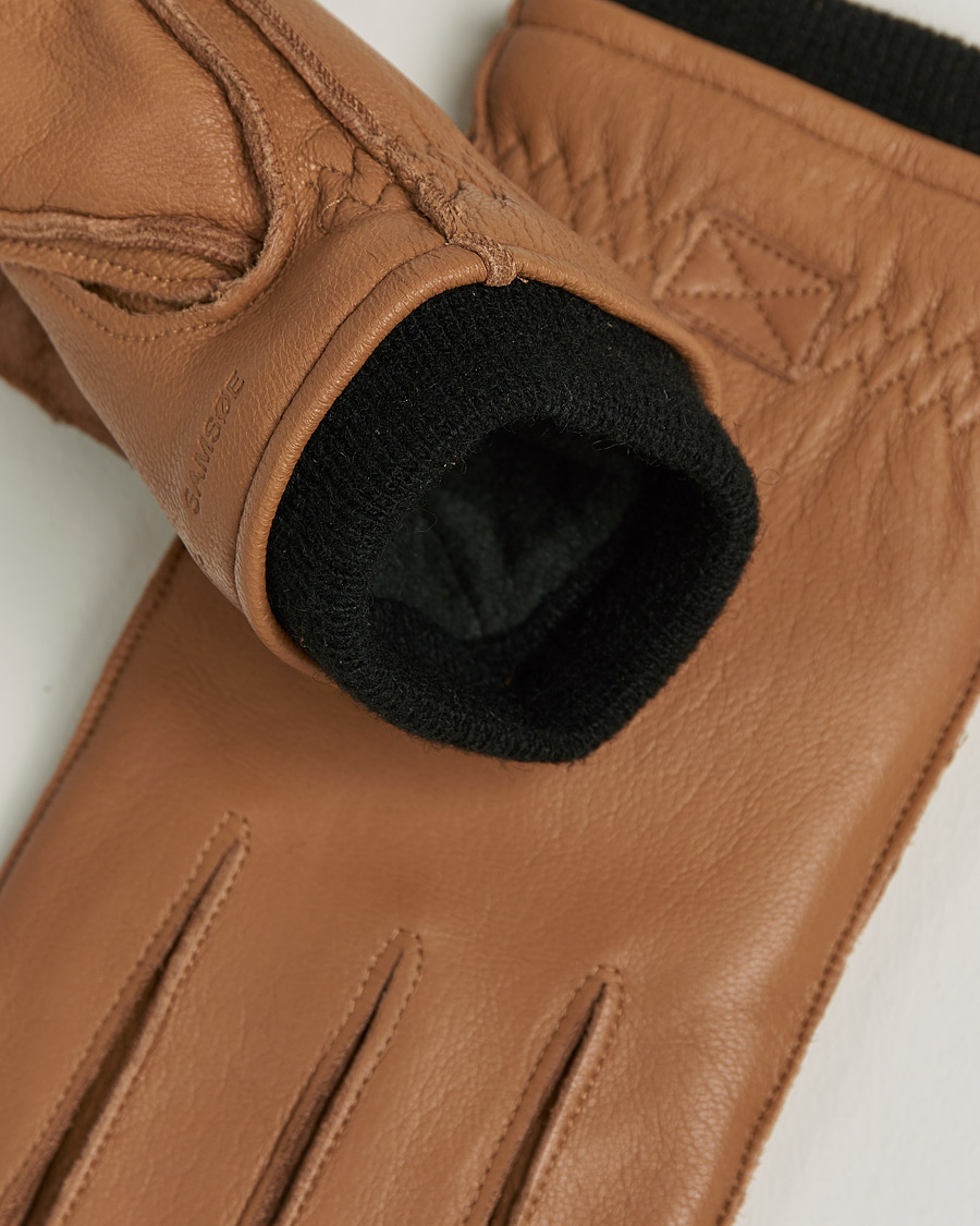 Herren | Samsøe & Samsøe Kye Gloves Brown Sugar | Samsøe Samsøe | Samsøe & Samsøe Kye Gloves Brown Sugar