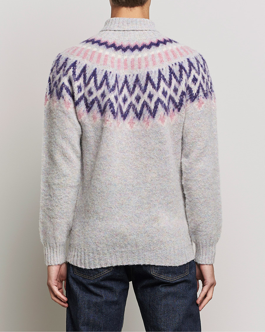 Herren | Pullover | Howlin' | Brushed Wool Fair Isle Roll Neck Galaxy