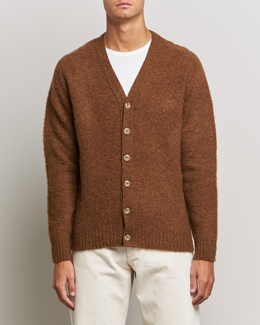Herren | Pullover | Howlin' | Brushed Wool Cardigan Nuts