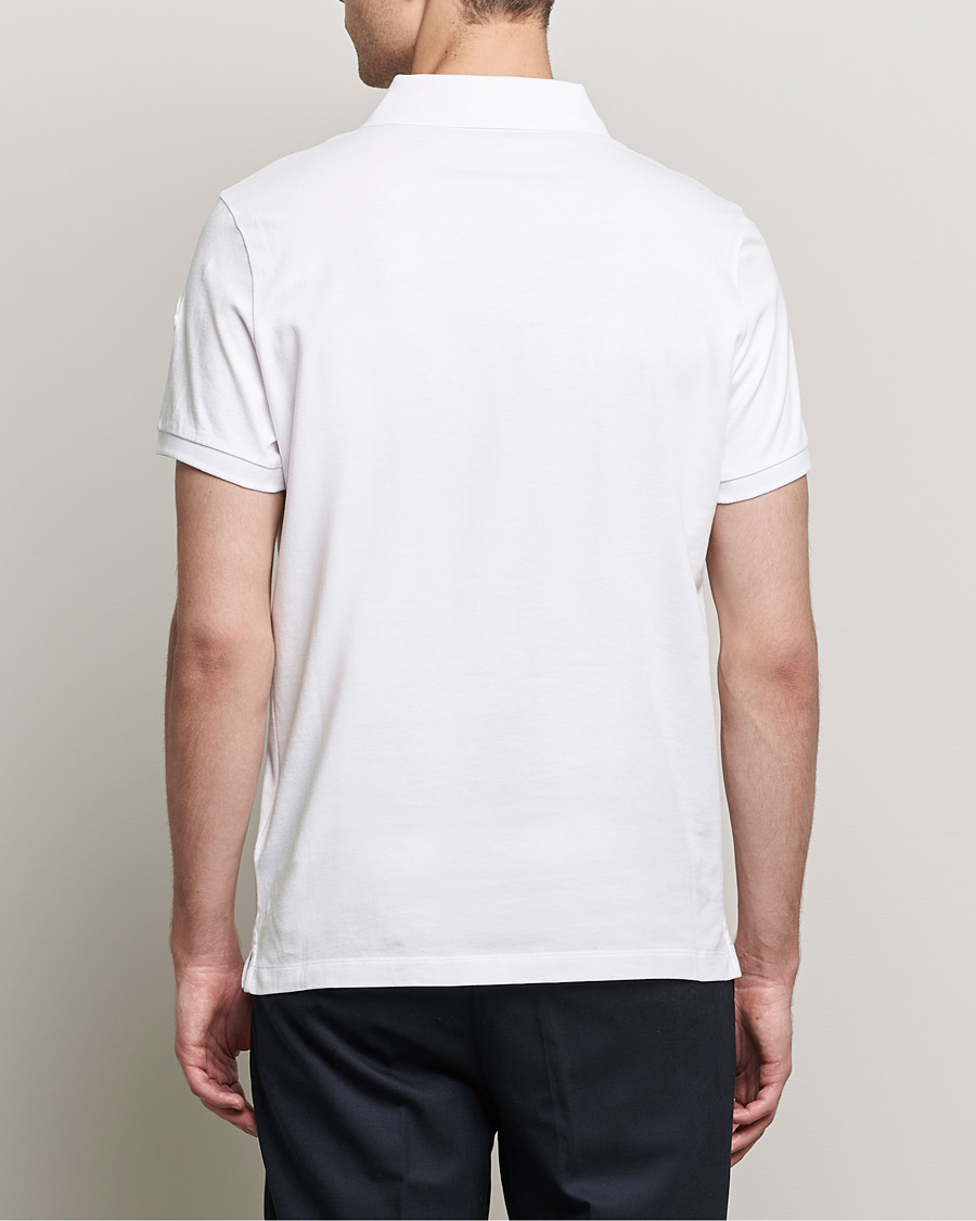 Herren | Poloshirts | Moncler | Tricolore Rib Polo White