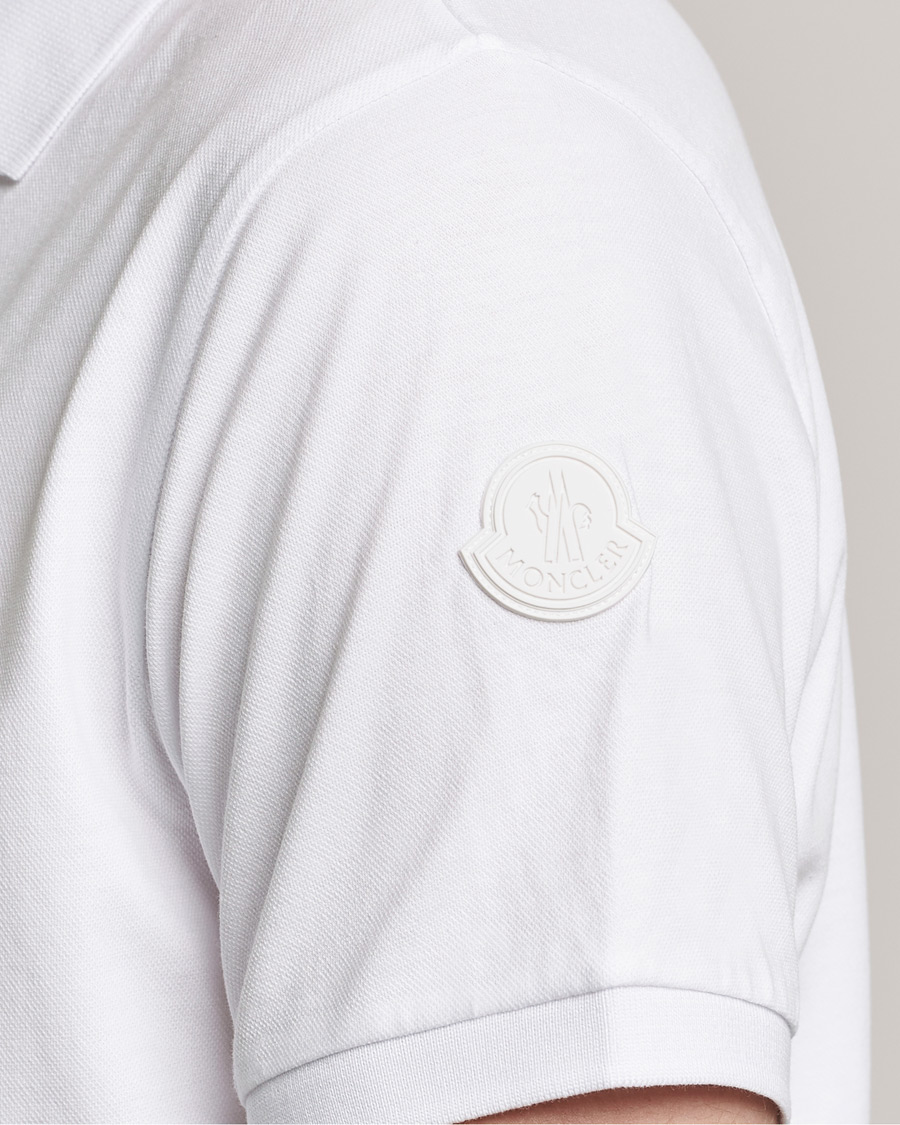 Herren | Poloshirts | Moncler | Tricolore Rib Polo White