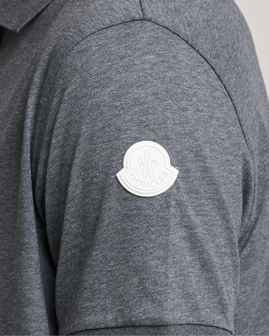 Herren | Poloshirts | Moncler | Tricolore Rib Polo Black