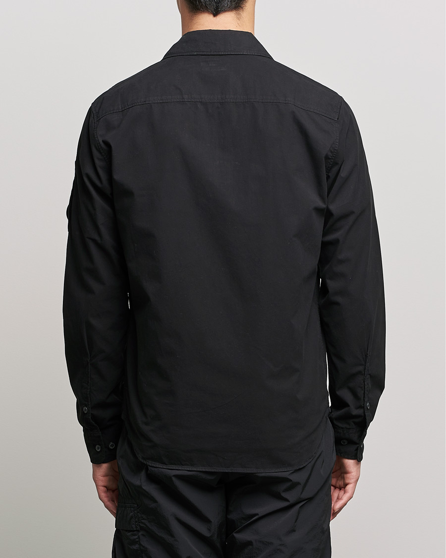 Herren | Hemden | C.P. Company | Garment Dyed Gabardine Overshirt Black