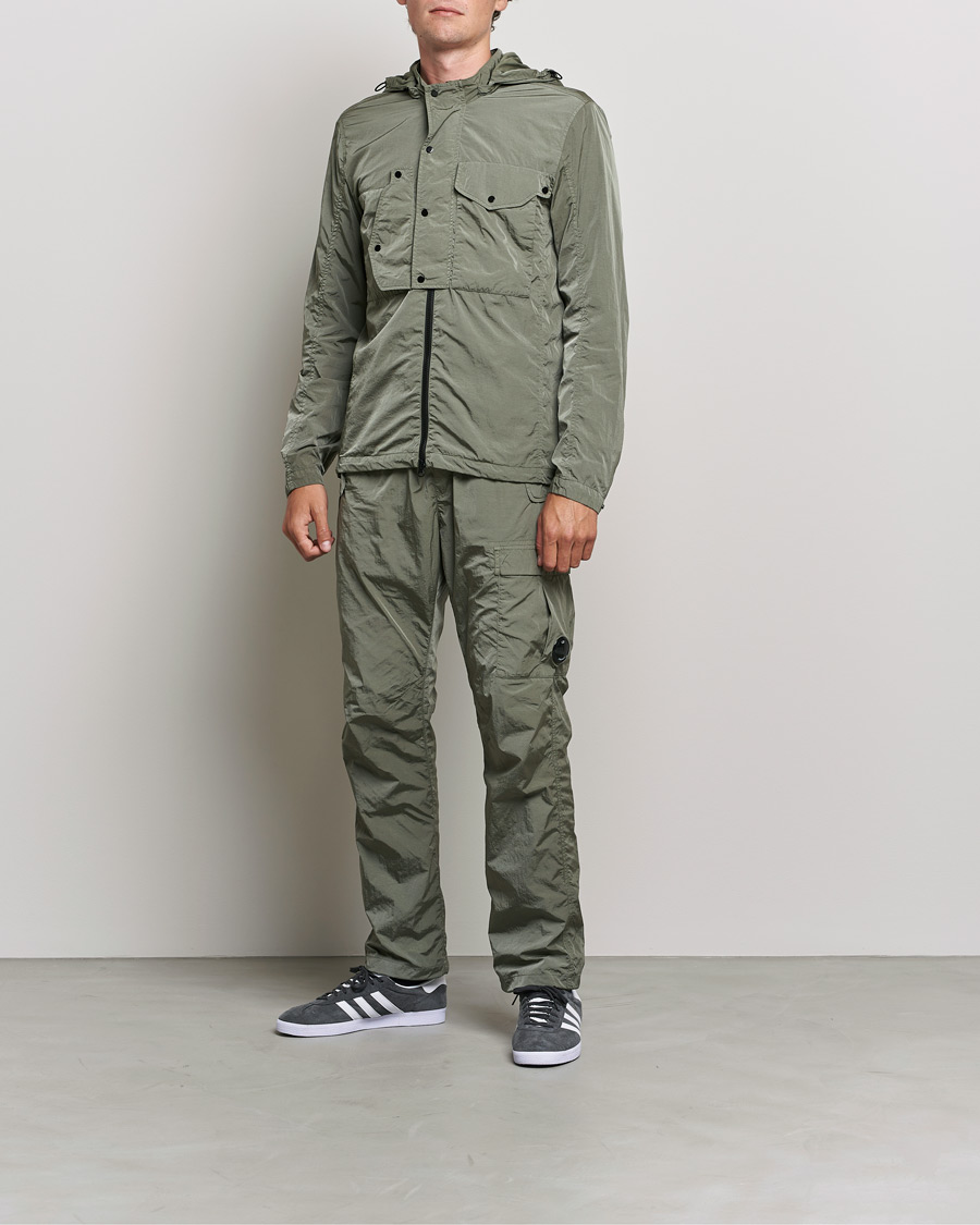 Herren | C.P. Company | C.P. Company | Chrome R Hooded Shirt Jacket Green