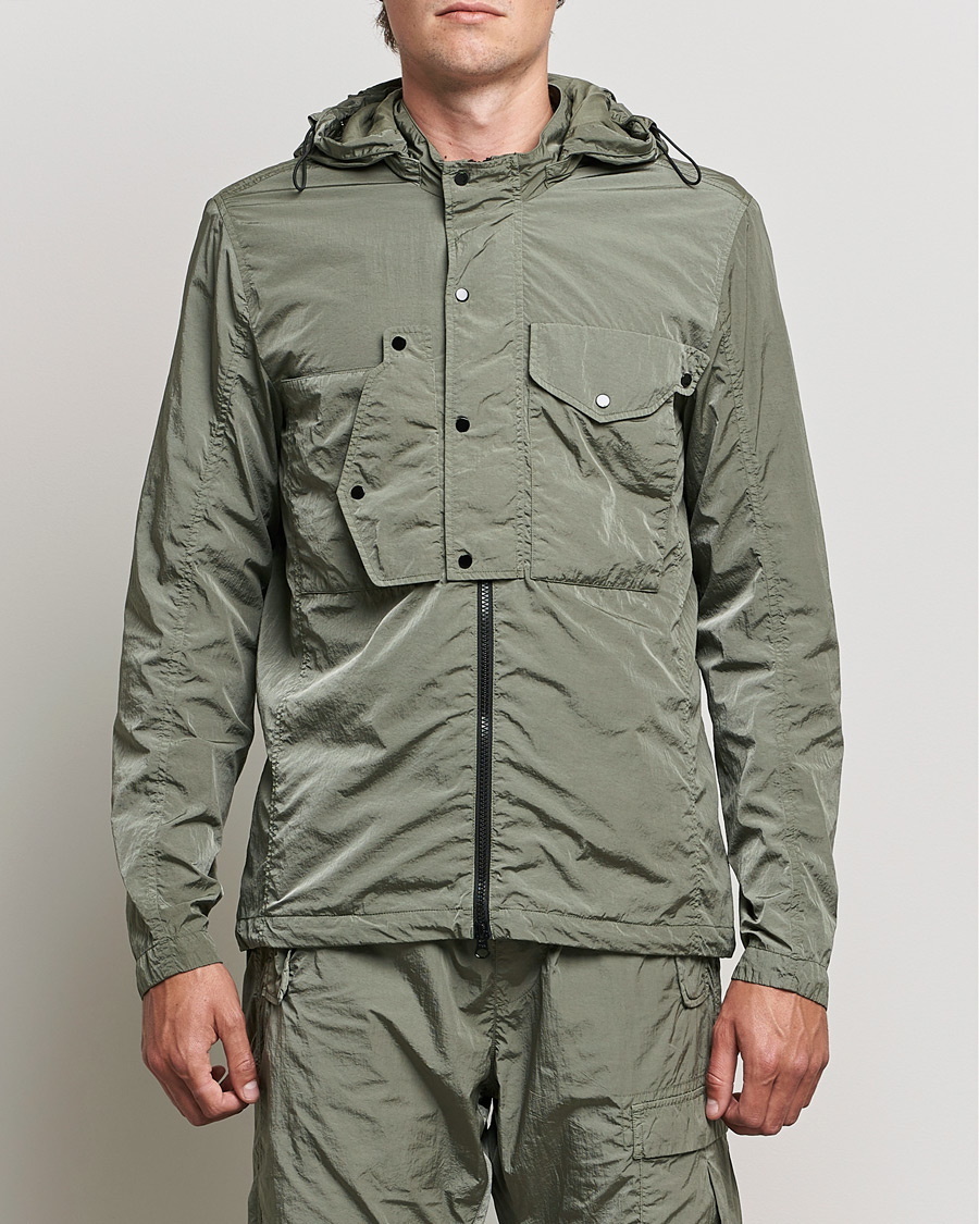 Herren |  | C.P. Company | Chrome R Hooded Shirt Jacket Green