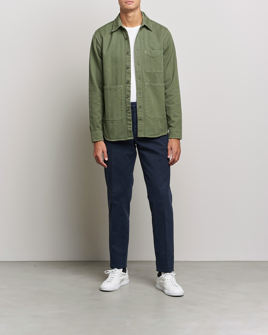 Herren | Hemden | Aspesi | Utility Shirt Sage