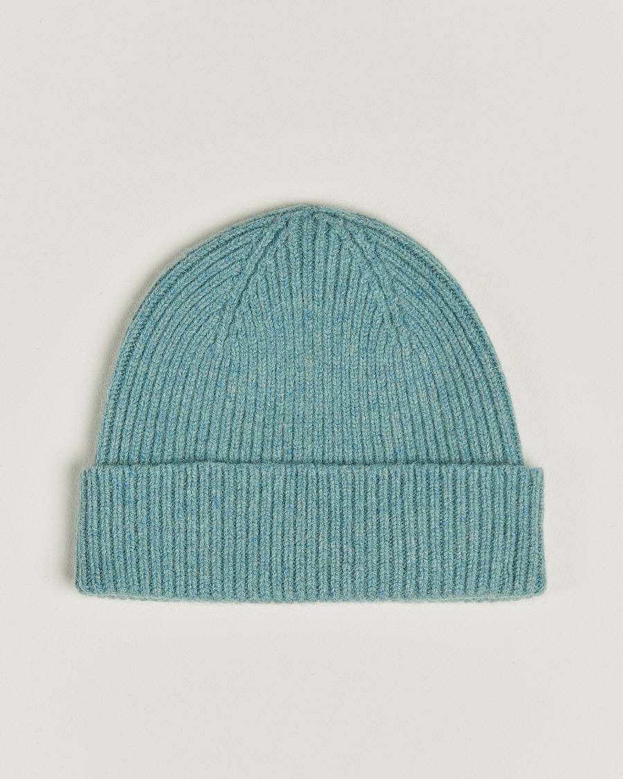 Herren | Le Bonnet Lambswool/Caregora Beanie Basil | Le Bonnet | Lambswool/Caregora Beanie Basil