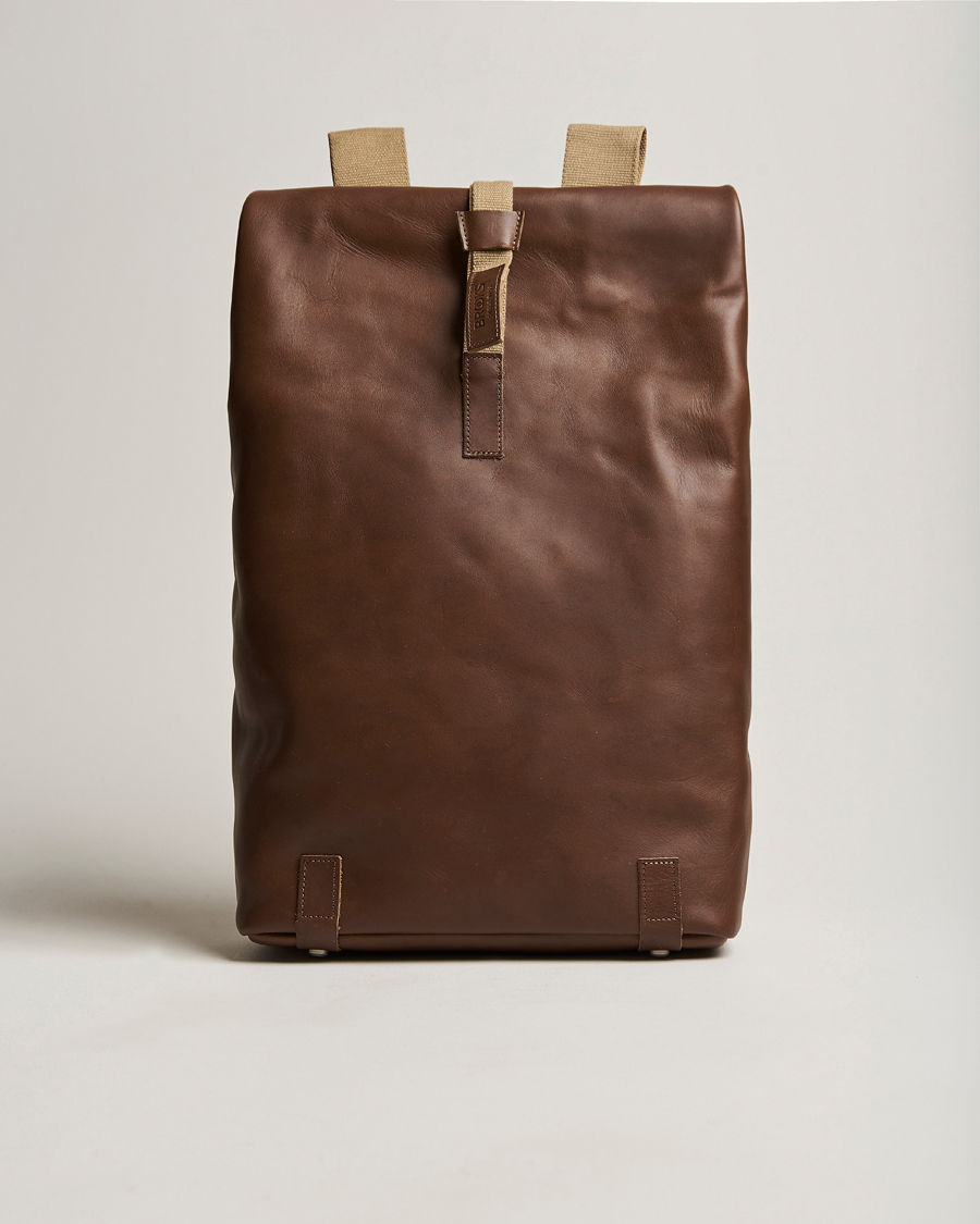 Herren |  | Brooks England | Pickwick Large Leather Backpack Dark Tan