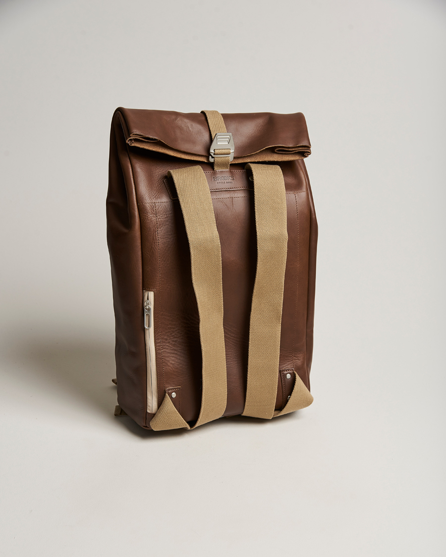 Herren | Taschen | Brooks England | Pickwick Large Leather Backpack Dark Tan