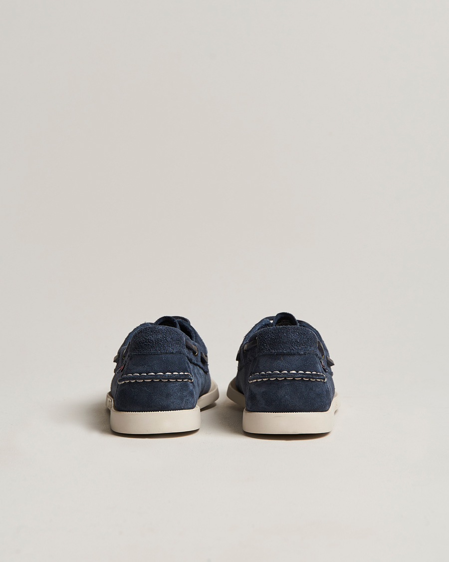 Herren | Segelschuhe | Sebago | Docksides Suede Boat Shoe Blue Navy