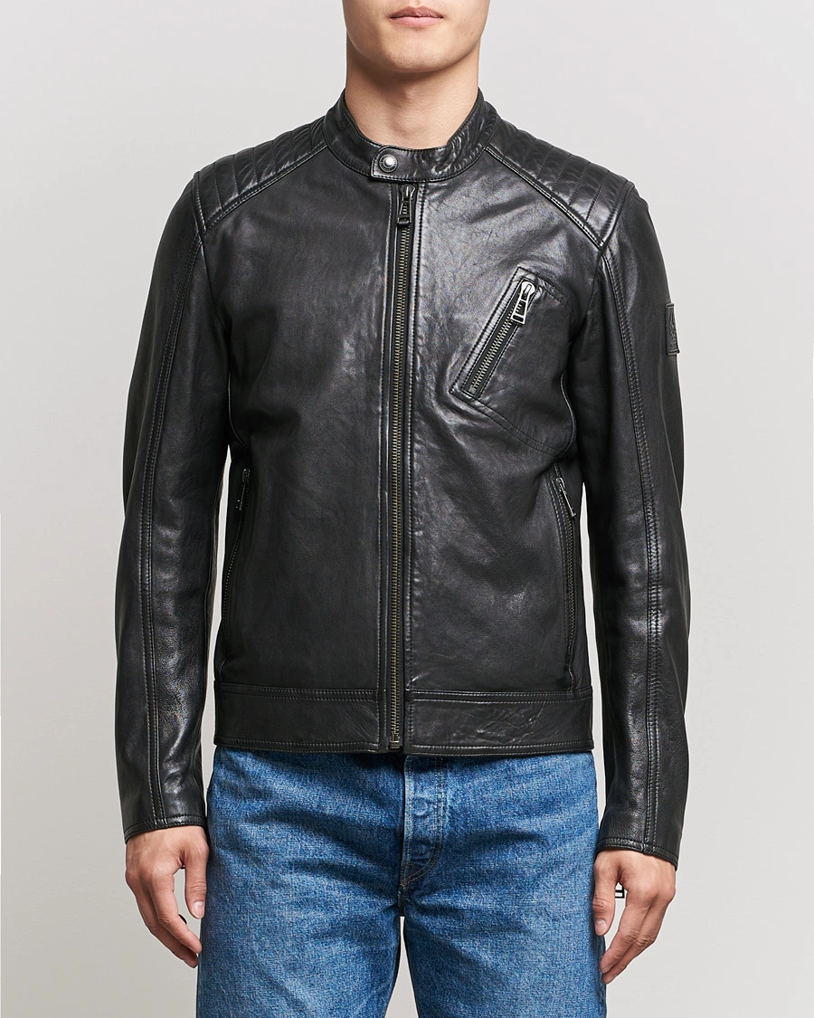 Herren | Belstaff | Belstaff | V Racer 2.0 Leather Jacket Black