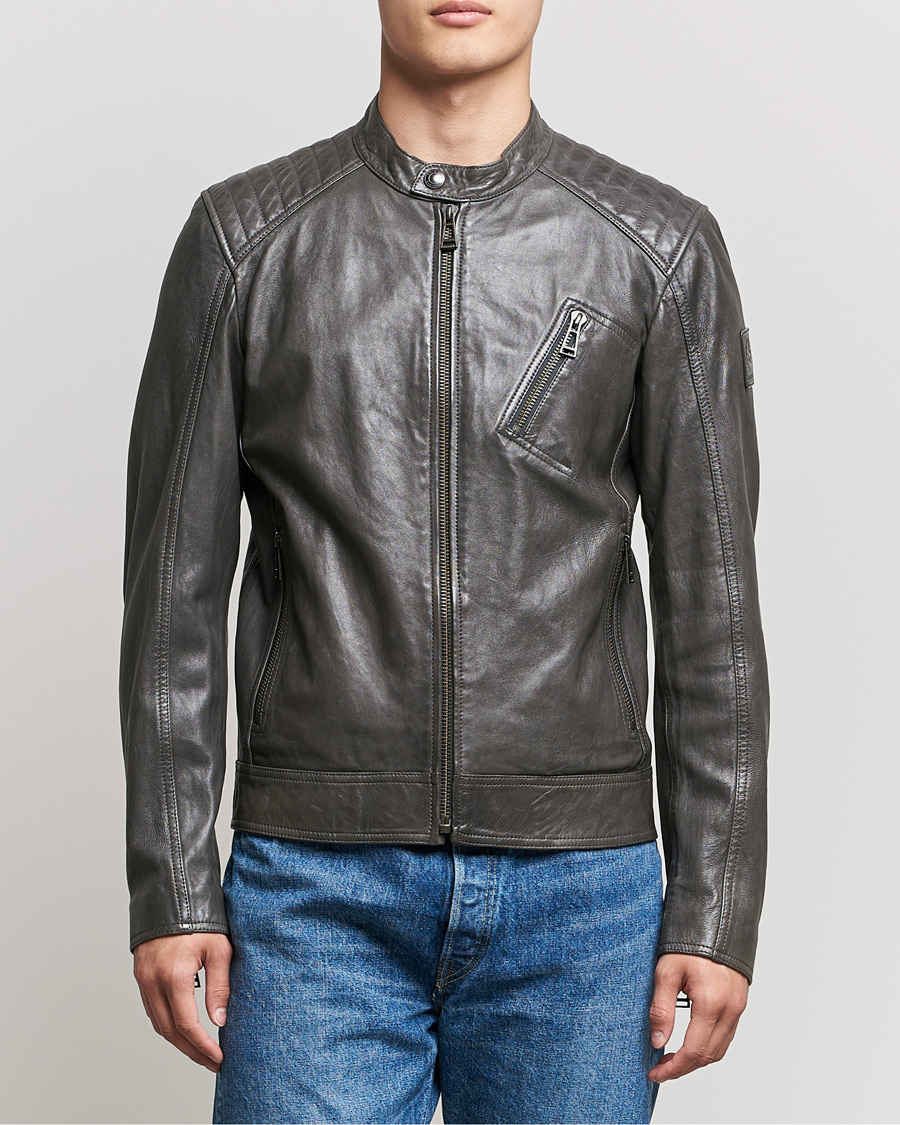 Herren | Jacken | Belstaff | V Racer 2.0 Leather Jacket Dark Grey