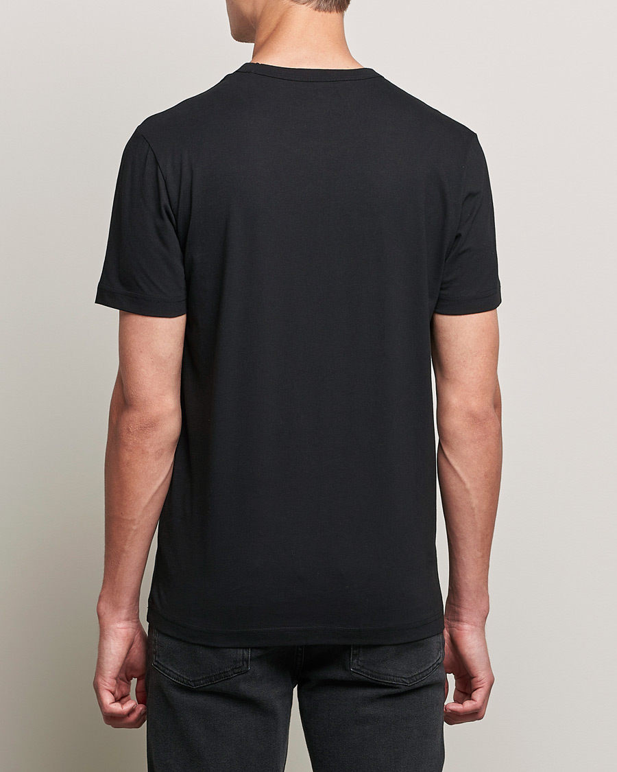 Herren | T-Shirts | Belstaff | Coteland Logo Crew Neck Tee Black/Orange