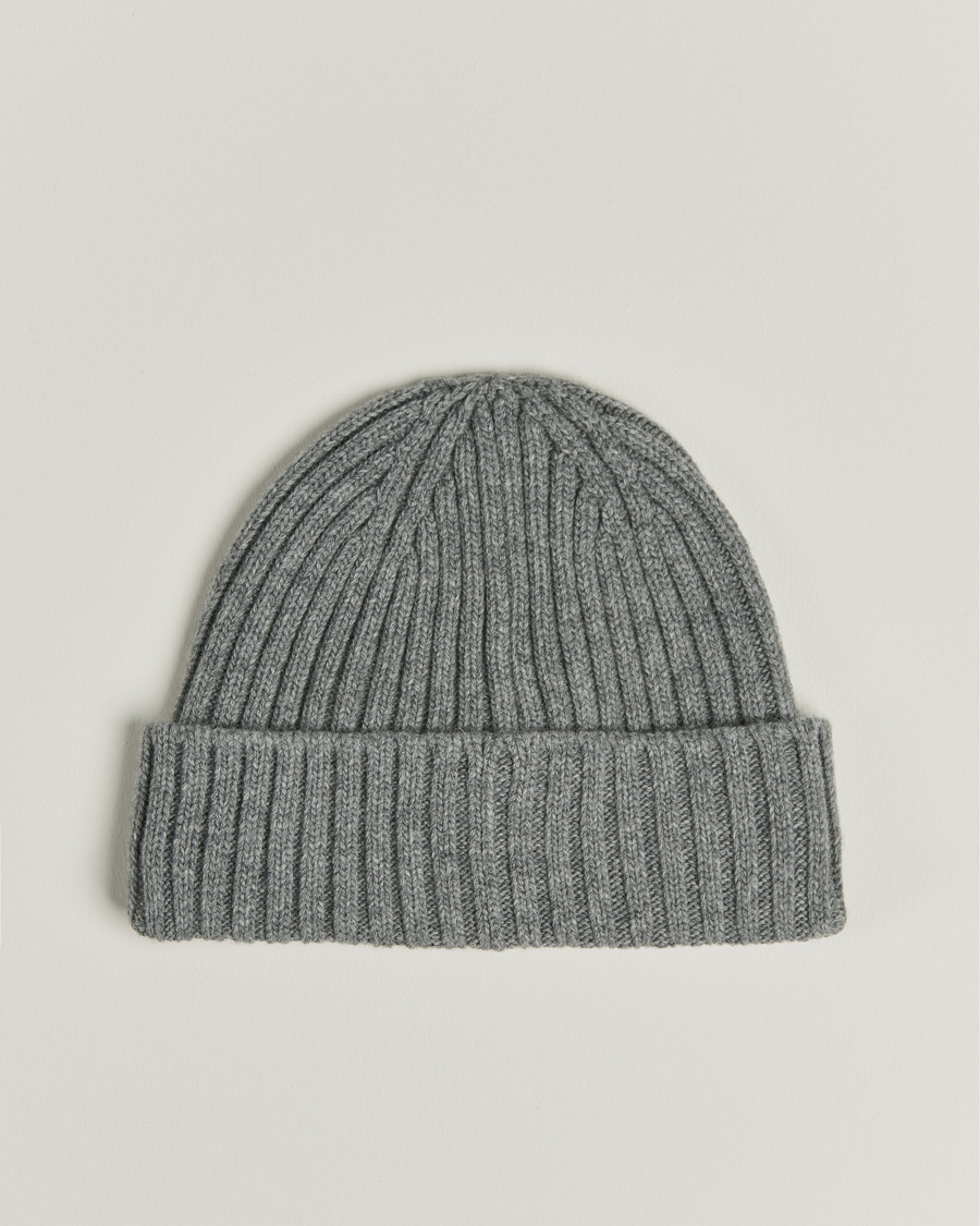Herren | Belstaff Watch Wool Beanie Pale Grey Melange | Belstaff | Watch Wool Beanie Pale Grey Melange
