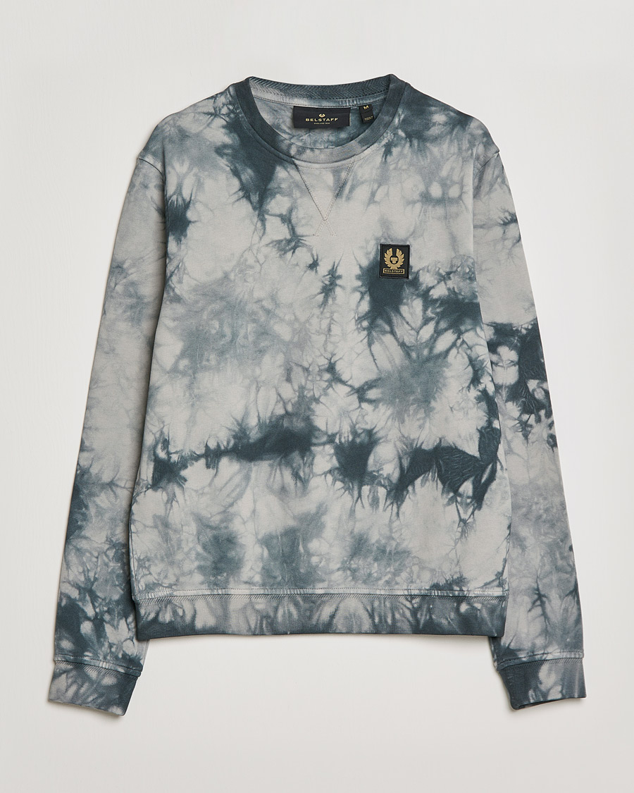Herren | Pullover | Belstaff | Surface Batik Sweatshirt Granite Grey